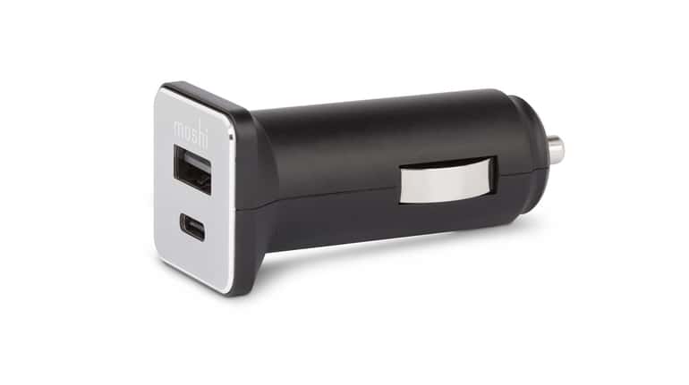 Moshi's new QuikDuo Car Charger plugs into a 12V socket...