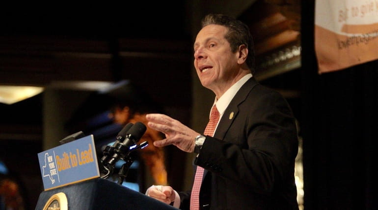 Gov. Andrew M. Cuomo outlines his proposals -- including a...