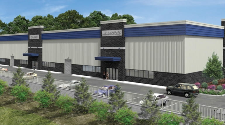 Rendering of a warehouse to be built on West John...