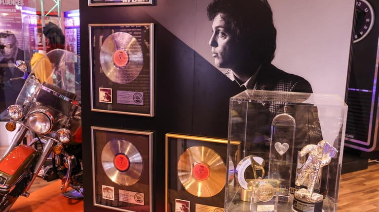 Billy Joel's many awards are on display at the Long...
