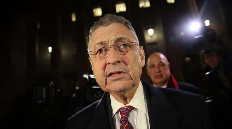 Former New York Assembly Speaker Sheldon Silver leaves a federal...