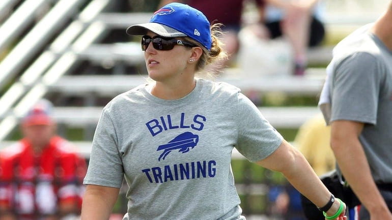 Buffalo Bills quality control-special teams coach Kathryn Smith.