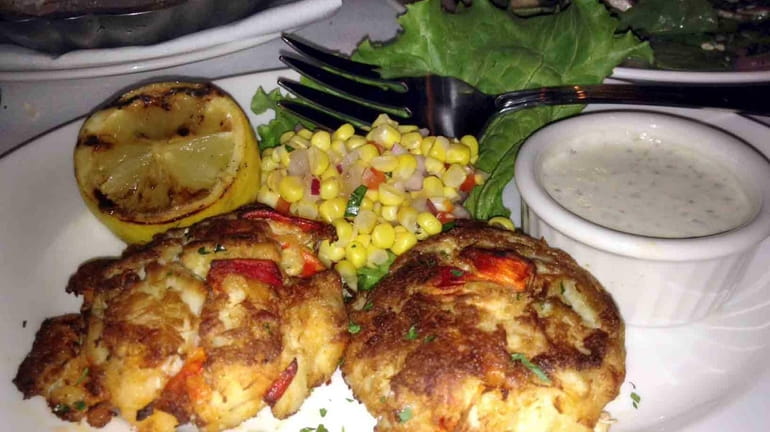 Lobster-and-crab cakes at The Capital Grille in Garden City. (October...