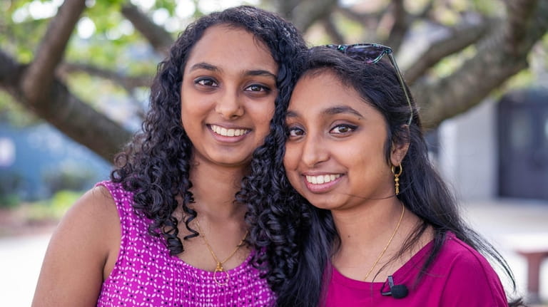 Suchitha Channapatna, left, is the valedictorian at Bethpage High School. Her...
