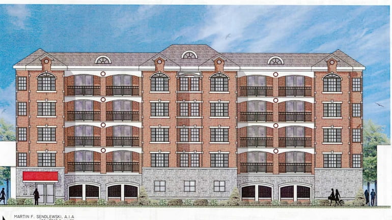 An artist rendering of the Blue River Estates project.