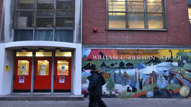 New York City public schools, such as PS 87 William Sherman...