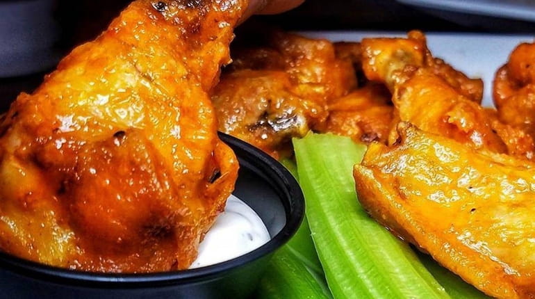 Buffalo wings are on the menu at the James Joyce...