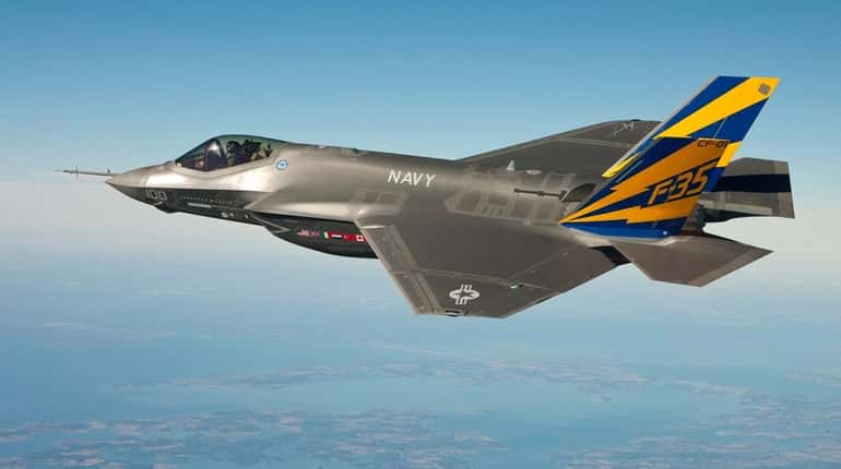 The U.S. Navy variant of the F-35 Joint Strike Fighter,...