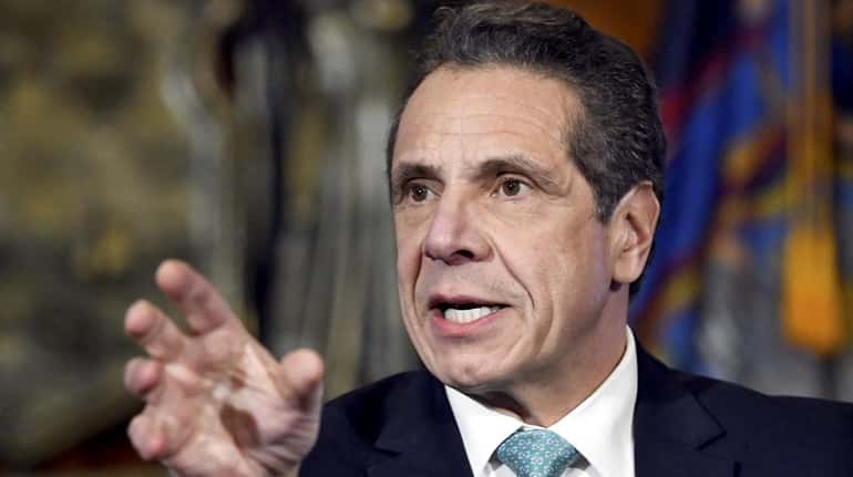 Gov. Andrew M. Cuomo at the State Capitol on Feb....