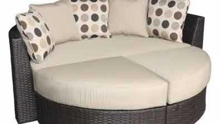 The outdoor Lexus Wicker Patio Daybed Set ($1,099 from target.com)...