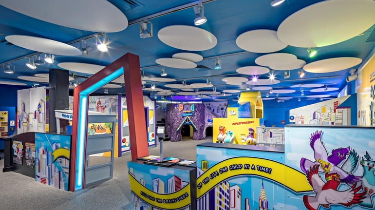 A view from inside the Children's Museum of Manhattan.