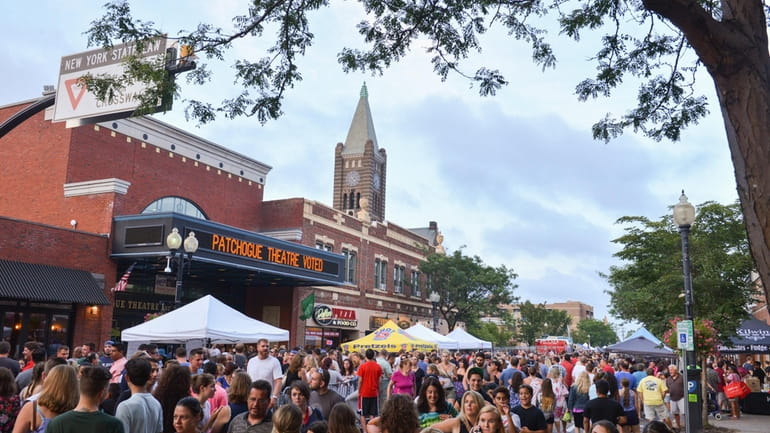 Patchogue's Alive After Five street festival is brimming with food,...