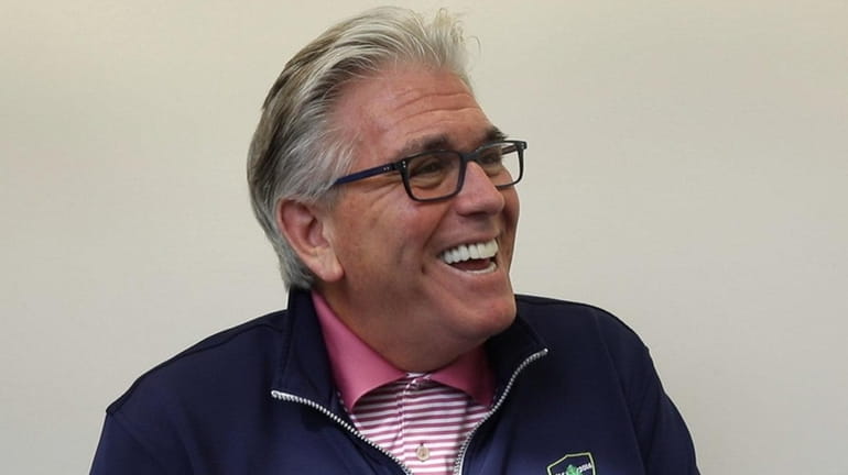 Mike Francesa during an interview at WFAN studios on Thursday,...