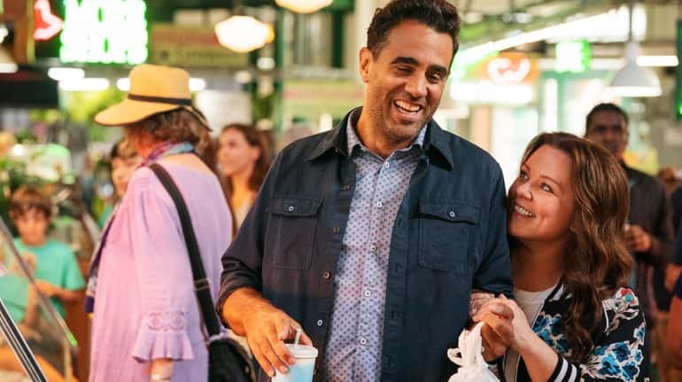 Bobby Cannavale and Melissa McCarthy in HBO MaX's "Superintelligence."  