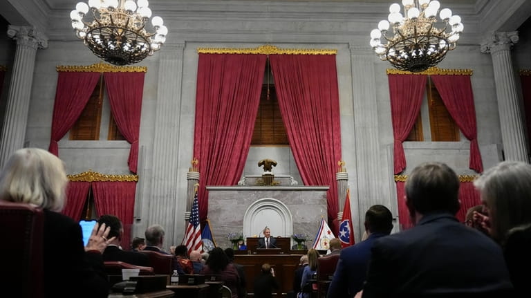 Gov. Bill Lee delivers his State of the State address...