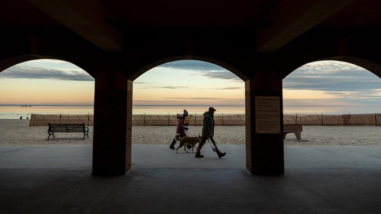 Crab Meadow Beach on Long Island Sound features a boardwalk, cafe...