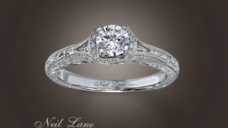 Neil Lane designed diamond ring. (July 2010)