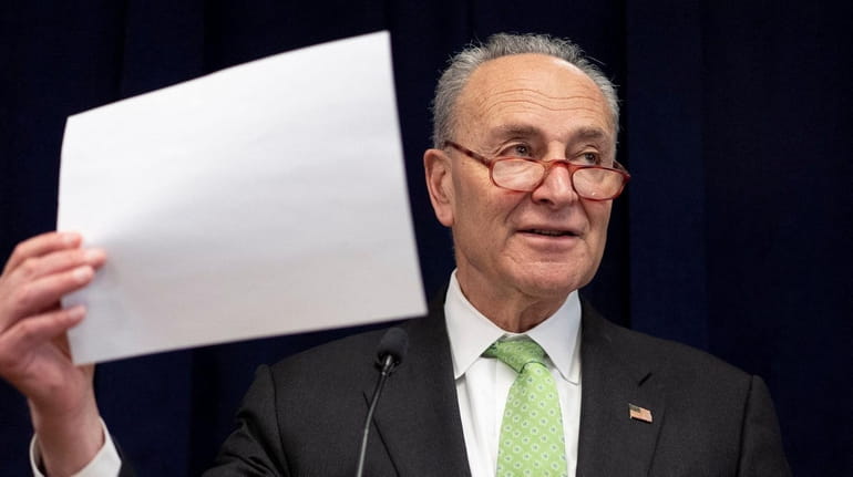 Sen. Chuck Schumer said federal paid family leave could get final approval...