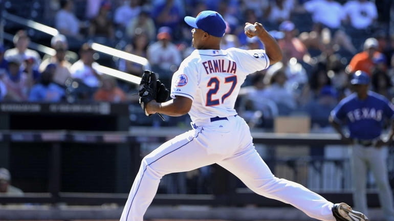 Mets' Jeurys Familia delivers against the Texas Rangers in the...