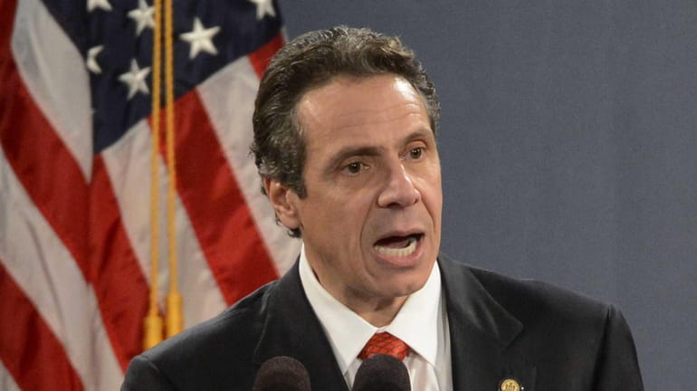 Governor Andrew Cuomo gives his State of the State message...