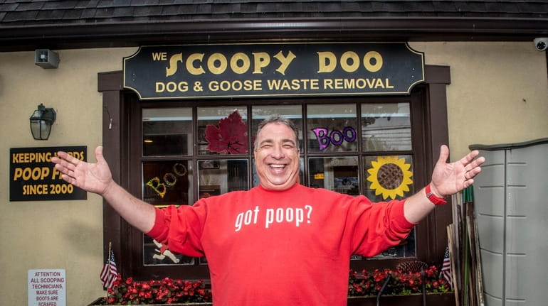 Jim Coniglione, seen on Monday, owns Scoopy Doo in Locust Valley and...