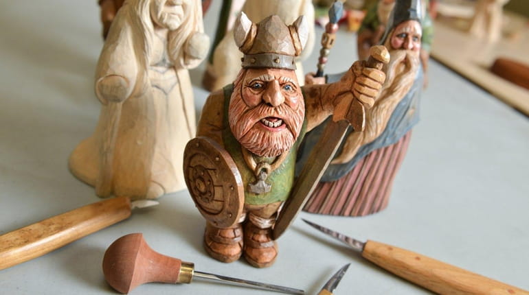 A variety of Viking figures, including two that are still...