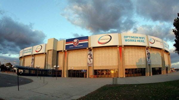 An outside view of the Nassau Coliseum. (Oct. 29, 2010)