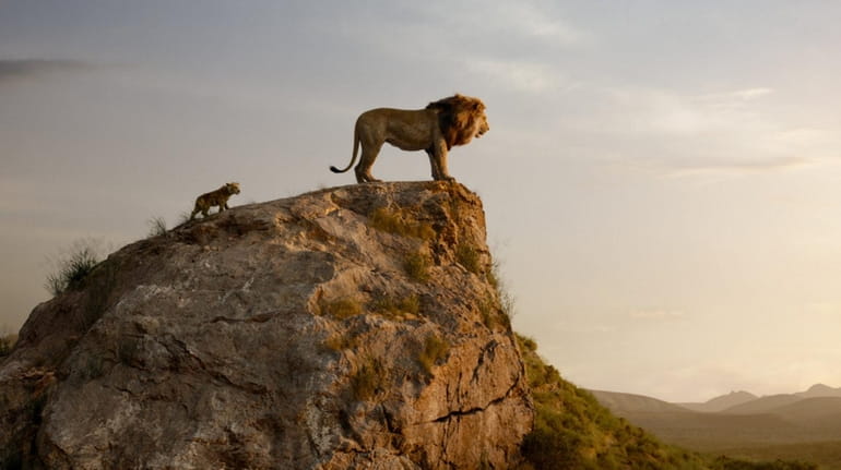 The new version of "The Lion King" has realistic creatures...