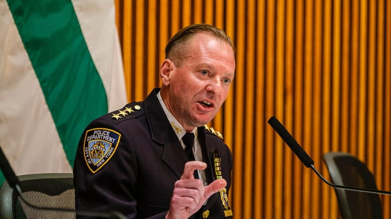 NYPD Chief Michael LiPetri, head of the department's office of crime...