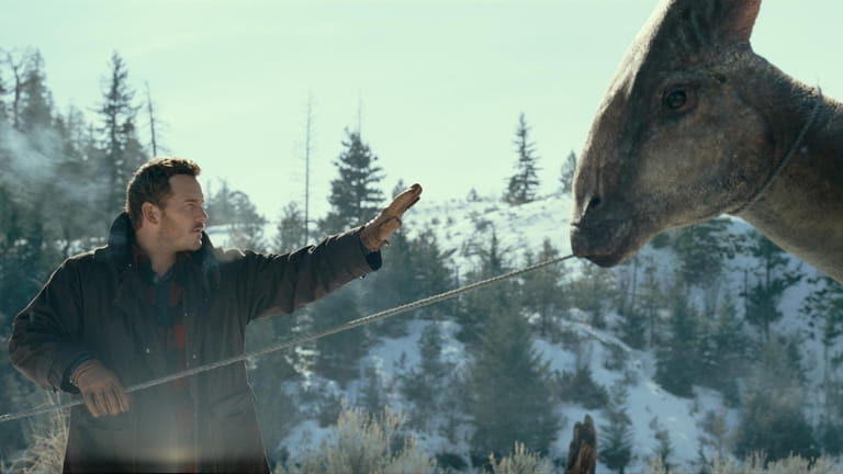 Chris Pratt as Owen Grady in "Jurassic World Dominion." 