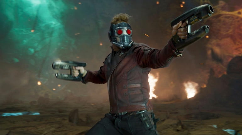 Chris Pratt is an intergalactic gun for hire in "Guardians...