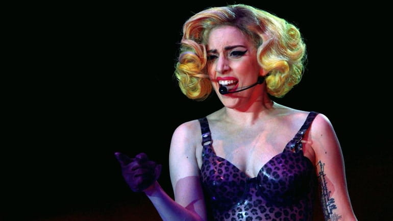 Lady Gaga performs during her Monster of Ball tour at...