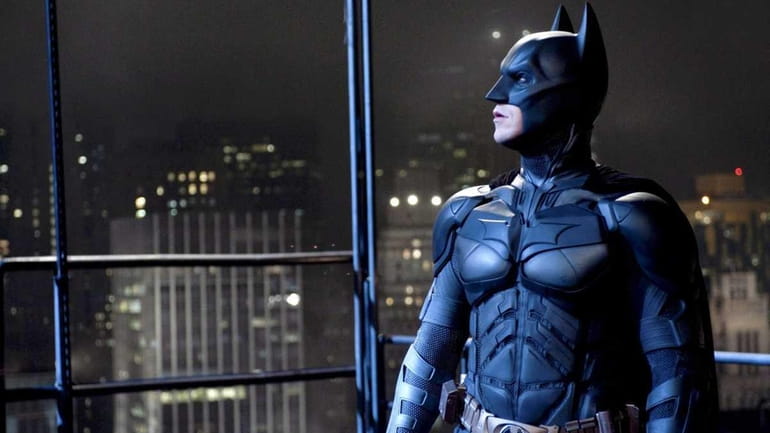 Christian Bale as Batman in Warner Bros. Pictures' and Legendary...