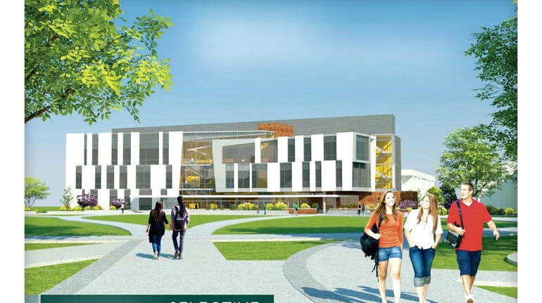 A rendering of Farmingdale State College's proposed $53 million science...