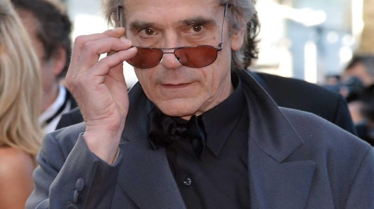British actor Jeremy Irons arrives for the screening of "Killing...