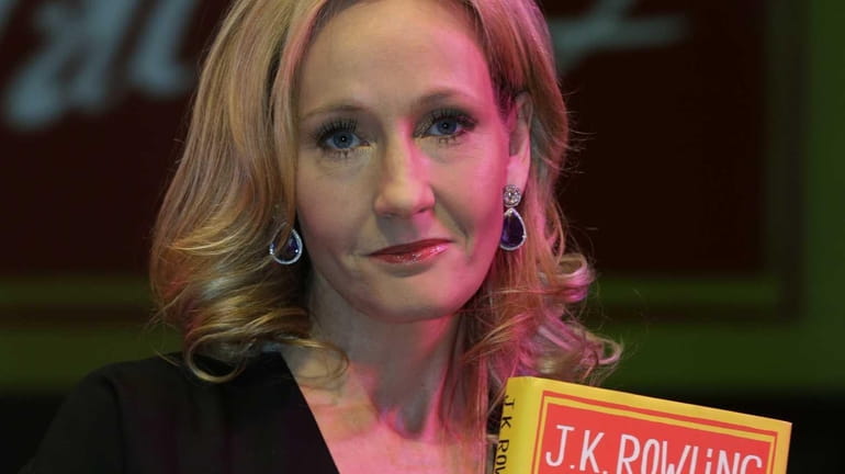 British writer J.K. Rowling with her new book "The Casual...