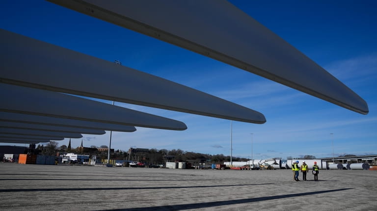 Wind turbine blades for South Fork Wind, an offshore wind...