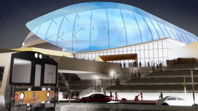 Suffolk legislators approved a plan aimed at developing an arena...