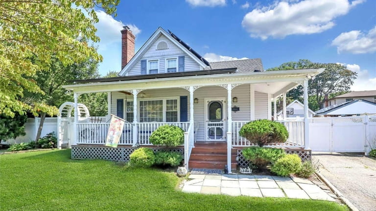 Priced at $635,000, this Colonial on Stymus Avenue was built in...