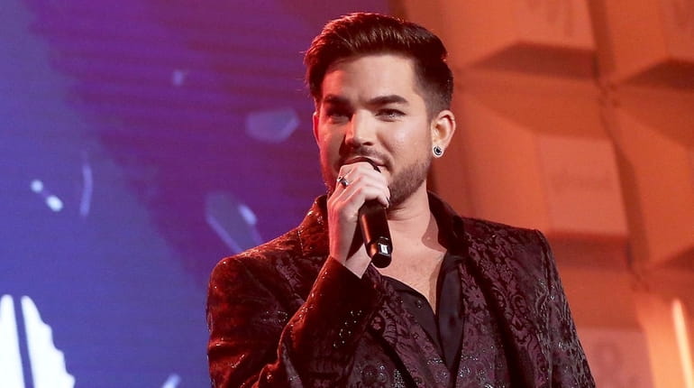 Adam Lambert, shown in May, acknowledged Denise Webster's death in...