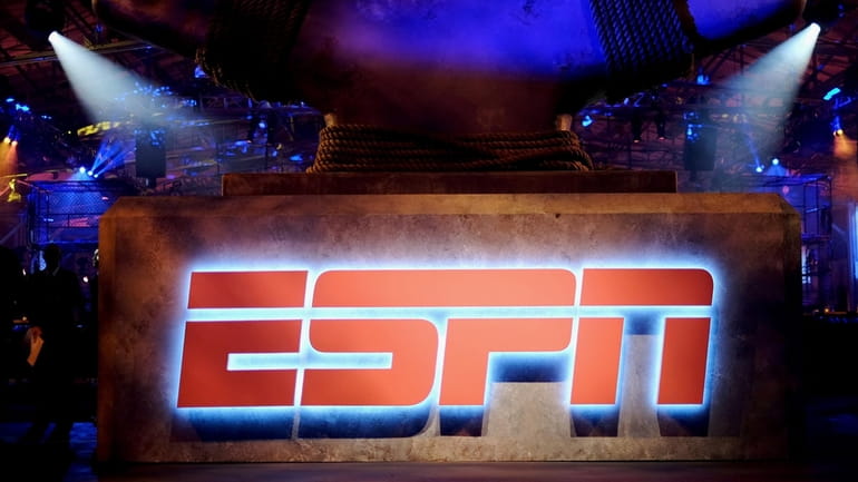A view of the logo during ESPN The Party on...