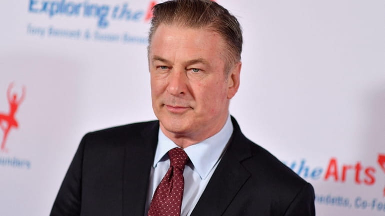 Actor Alec Baldwin helped out at the booth for The...