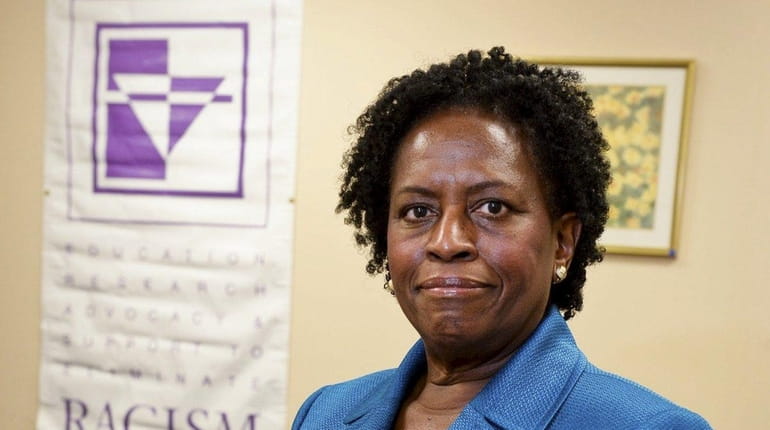 Elaine Gross, president of Syosset-based ERASE Racism, says she is...