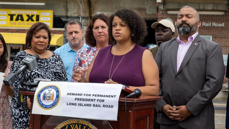 Assemblywoman Michaelle Solages called on the MTA to appoint a...
