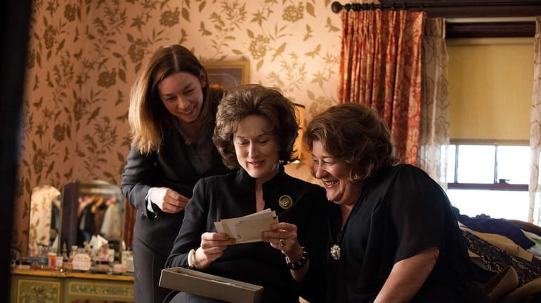 From left, Julianne Nicholson, Meryl Streep and Margo Martindale in...