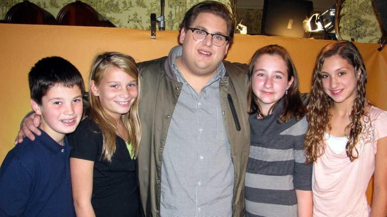 Actor Jonah Hill, who stars in the movie "MegaMind," with...