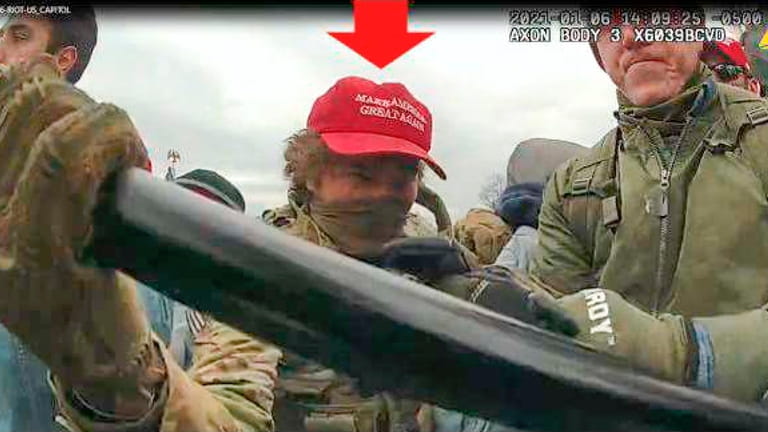 This image from U.S. Capitol Police video, released and annotated...
