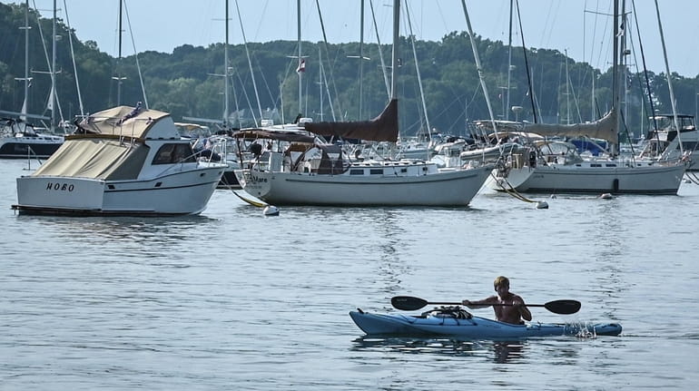 Northport Harbor is facing water quality concerns, according to the...