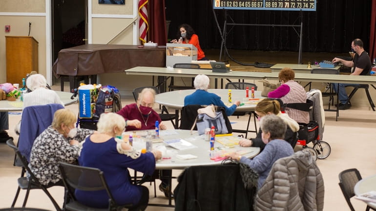 Seniors play Bingo at the Smithtown Senior Center. The latest...