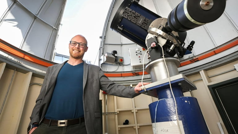 Simon Birrer, assistant professor in the Department of Physics and...